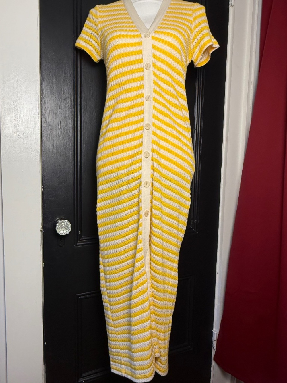Mango/MNG Maxi Short-Sleeved Dress
